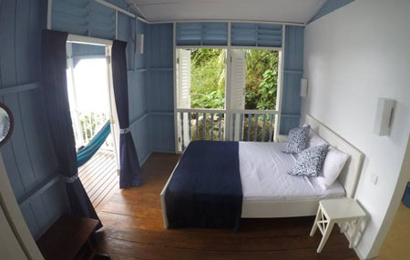 BAMBOO HILL - Room #3 - 1 x double bed + 1 x single bed-View1